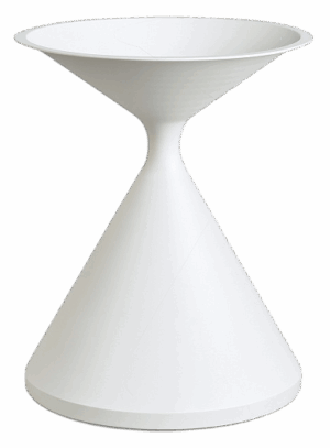 Подстолье из стали матовое белого цвета купить
